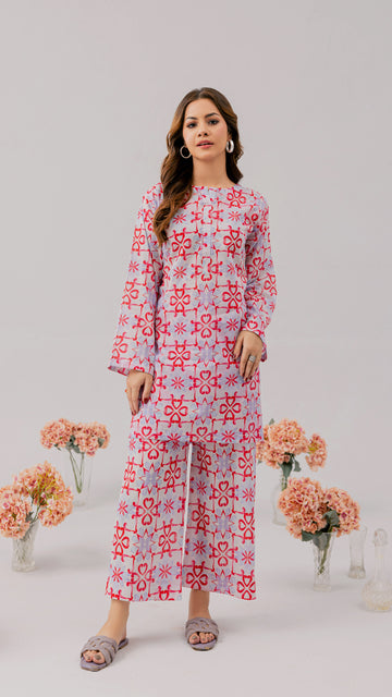 2 Piece - Printed Lawn - RTW PCV2-48