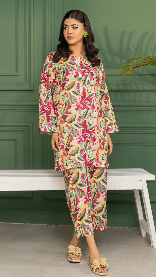 2 Piece - Printed Lawn - PV5-03