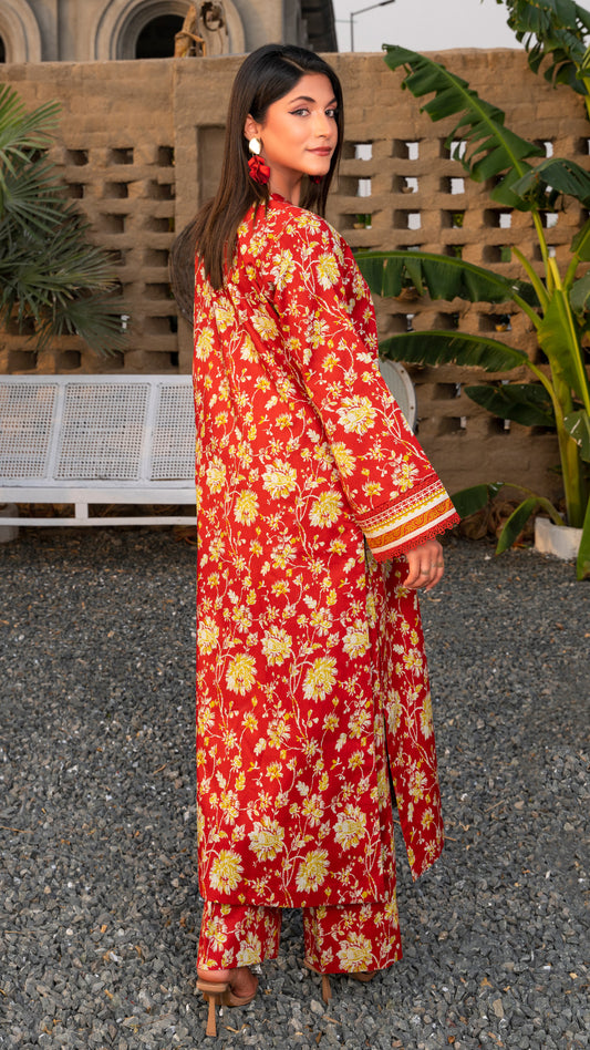 2 Piece-Digital Printed Lawn-PC-V6-14