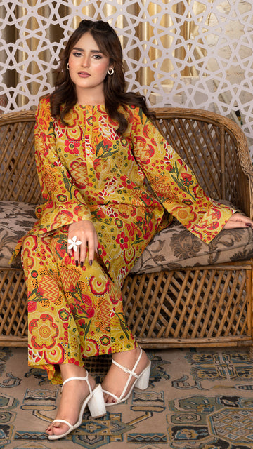2 Piece-Printed Lawn-PV7-07