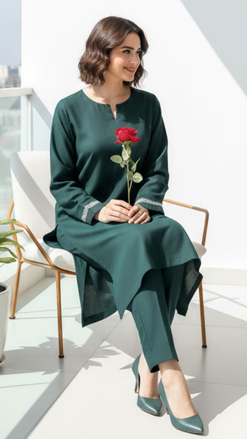 Solid Khaddar Shirt - RTW - PV10-05