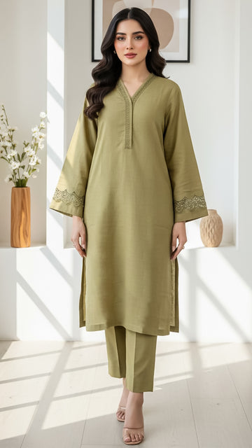 Solid Khaddar Shirt - RTW - PV10-02