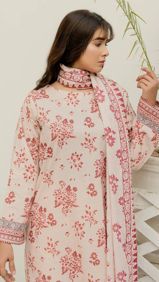 3 Piece - Embroidered Lawn - DYV1- 4