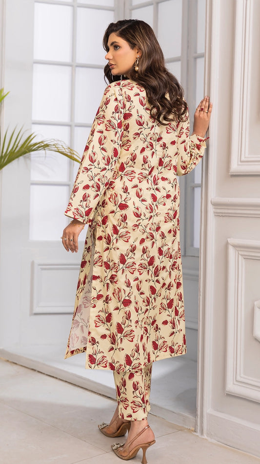 2 Piece - Digital Printed Lawn - PC-V5-11