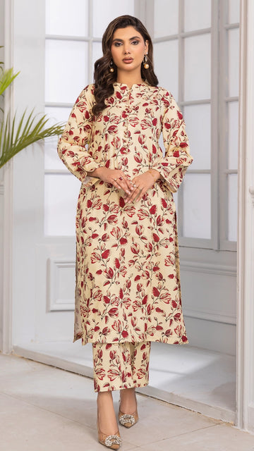 2 Piece - Digital Printed Lawn - PC-V5-11