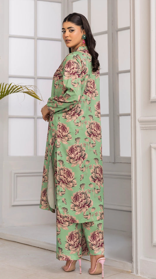 2 Piece - Digital Printed Lawn - PC-V5-13