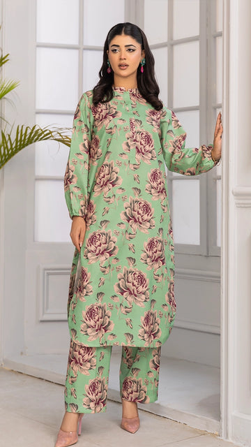 2 Piece - Digital Printed Lawn - PC-V5-13