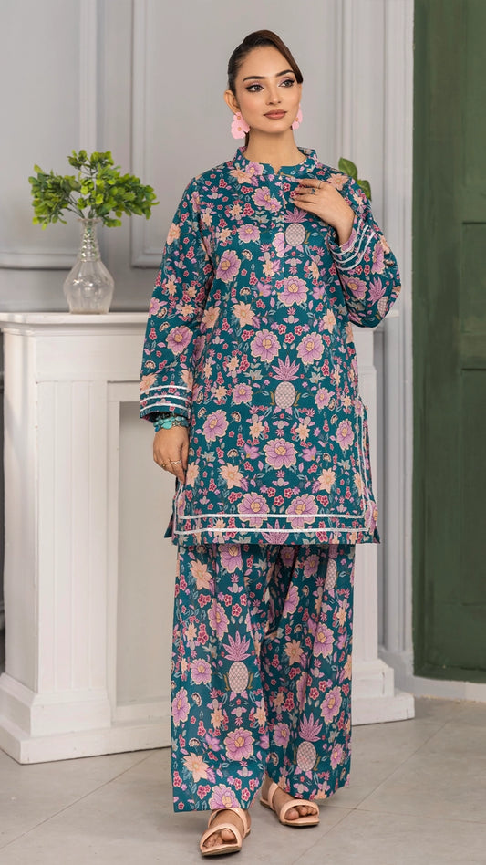 2 Piece - Digital Printed Lawn - PC-V5-15