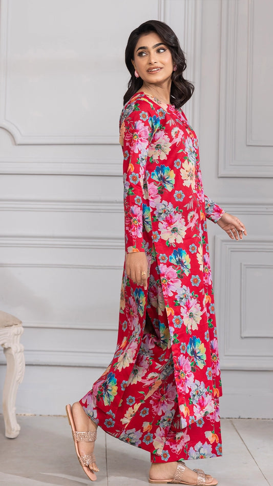 2 Piece - Digital Printed Lawn - PC-V5-04