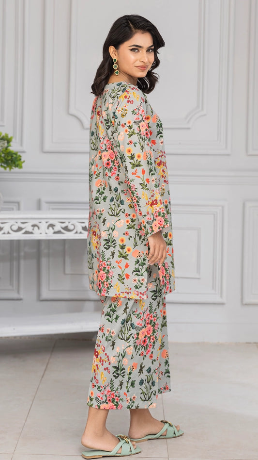 2 Piece - Digital Printed Lawn - PC-V5-05