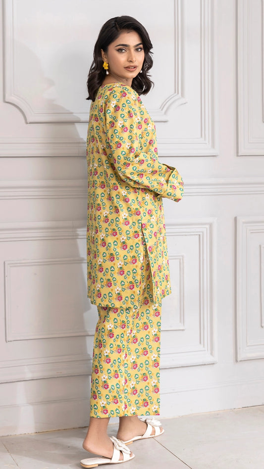 2 Piece - Digital Printed Lawn - PC-V5-06