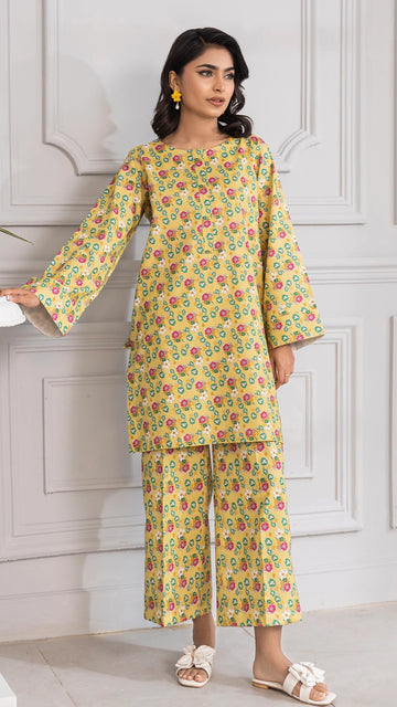 2 Piece - Digital Printed Lawn - PC-V5-06