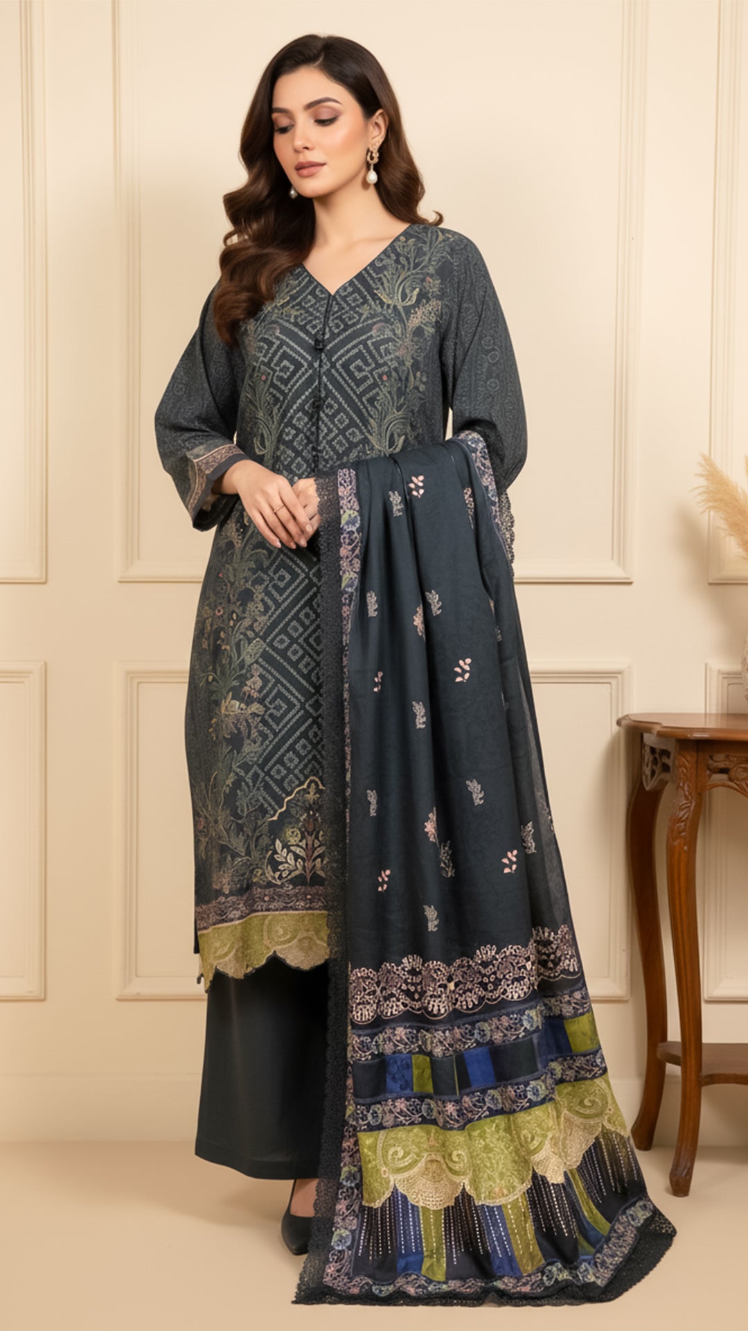 3-Piece Printed Viscose CL-V10-05