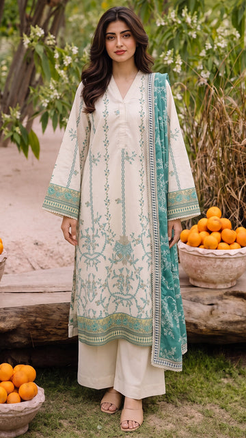 3 Piece-Printed Lawn-CLV15-03