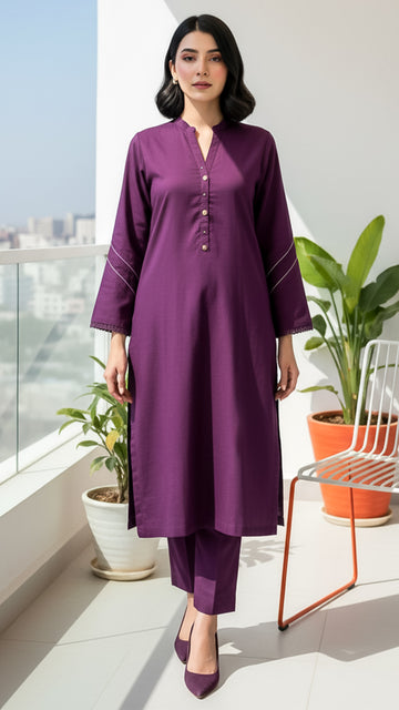 Solid Khaddar Shirt - RTW - PV10-07