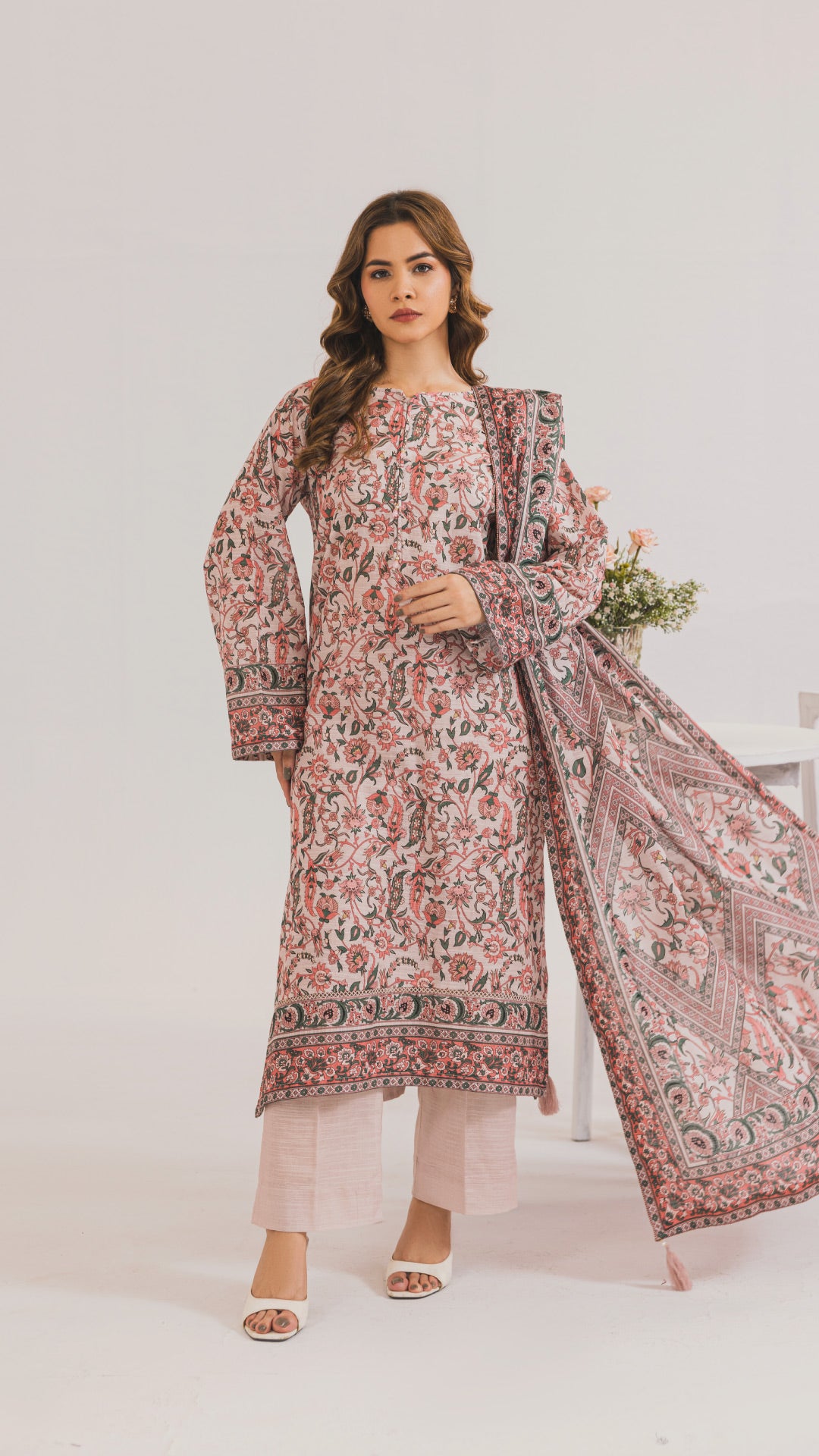 Khaddar Printed Suit- SGV3-03