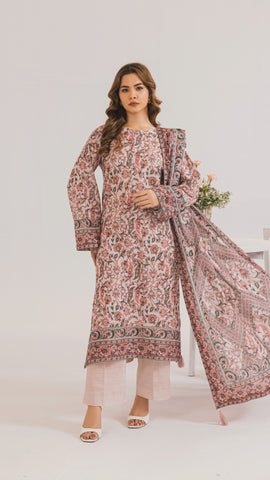 Khaddar Printed Suit- SGV3-03