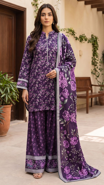 3 Piece | Cotail Digital Print | SGV18-04
