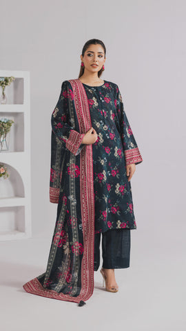 Khaddar Printed Suit- DYV3-02