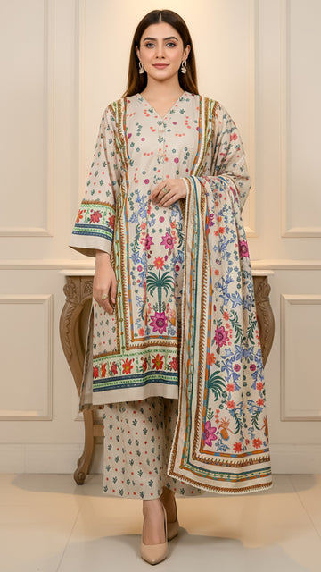 PRINTED ARABIC LINEN-CLV9-20