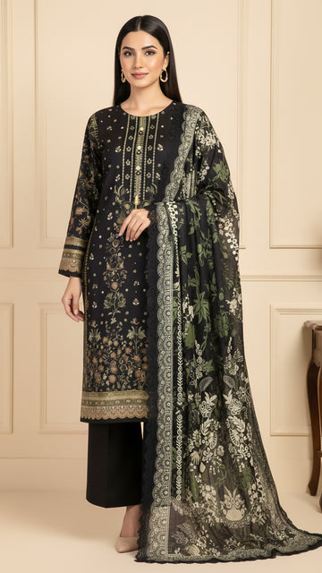 PRINTED ARABIC LINEN-CLV9-12
