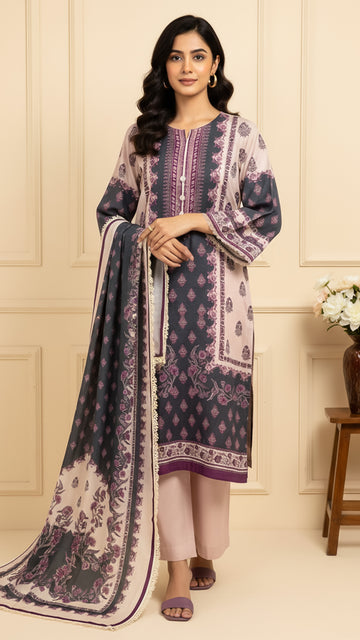3-Piece Printed Viscose CL-V10-08