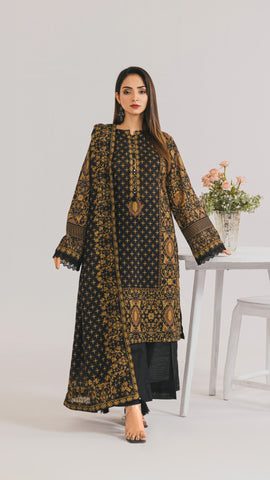 Khaddar Printed Suit- SGV3-06