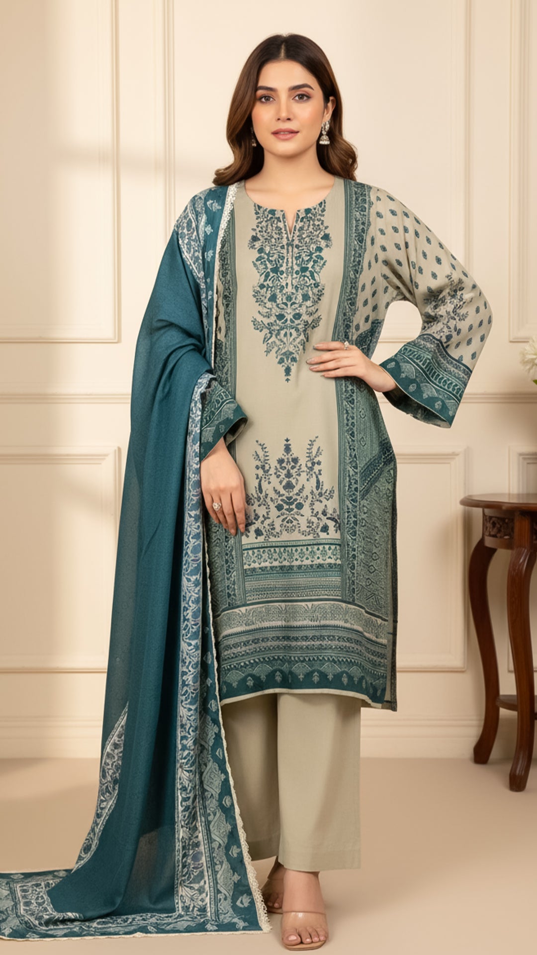 3-Piece Printed Viscose CL-V10-03