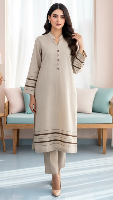 Solid Khaddar Shirt - RTW - PV10-08