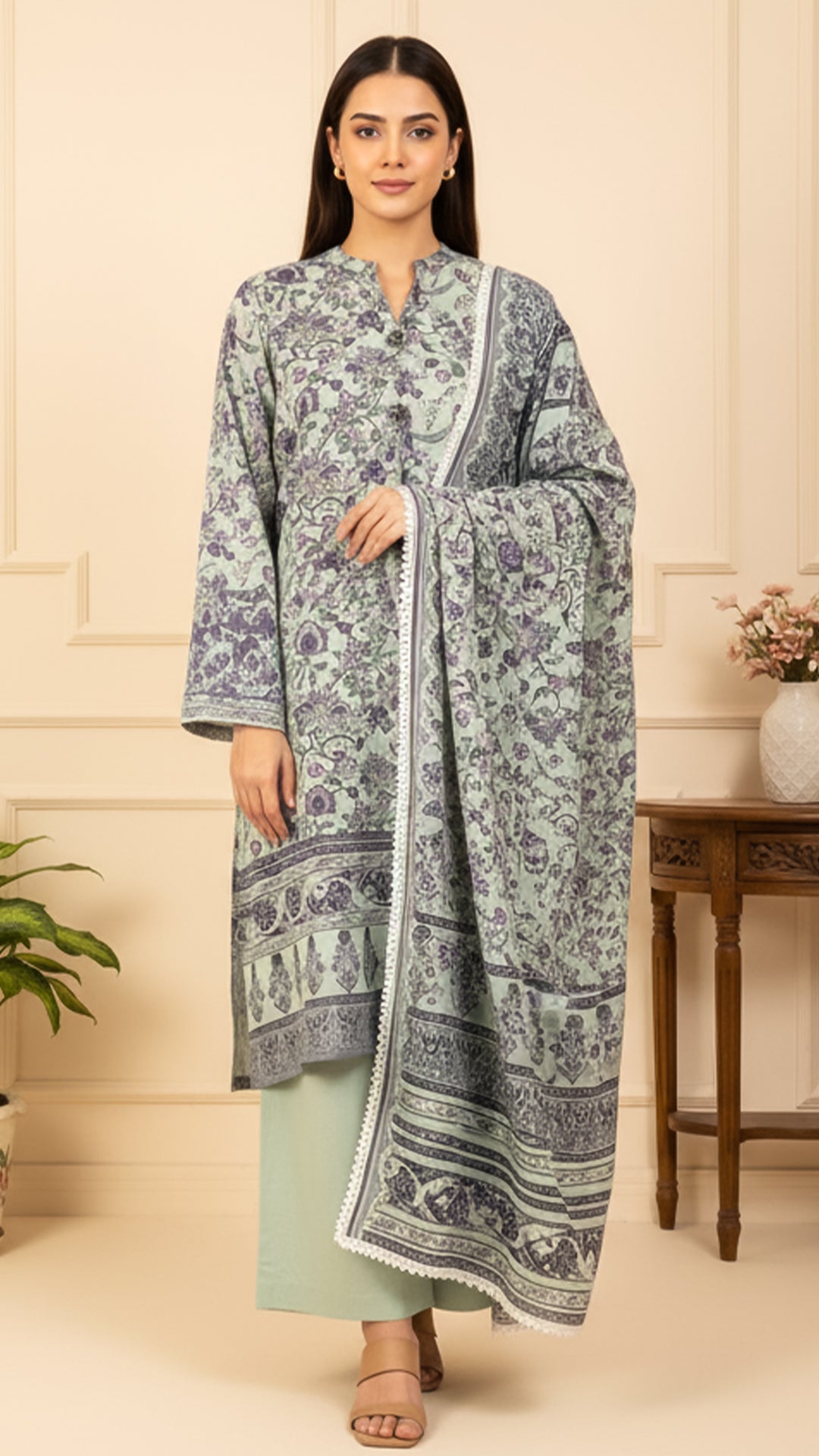 3-Piece Printed Viscose CL-V10-09