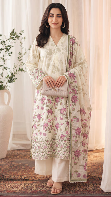 3 Piece-Printed Lawn-CLV14-03