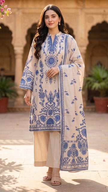 3 Piece-Printed Lawn-SGV16-02