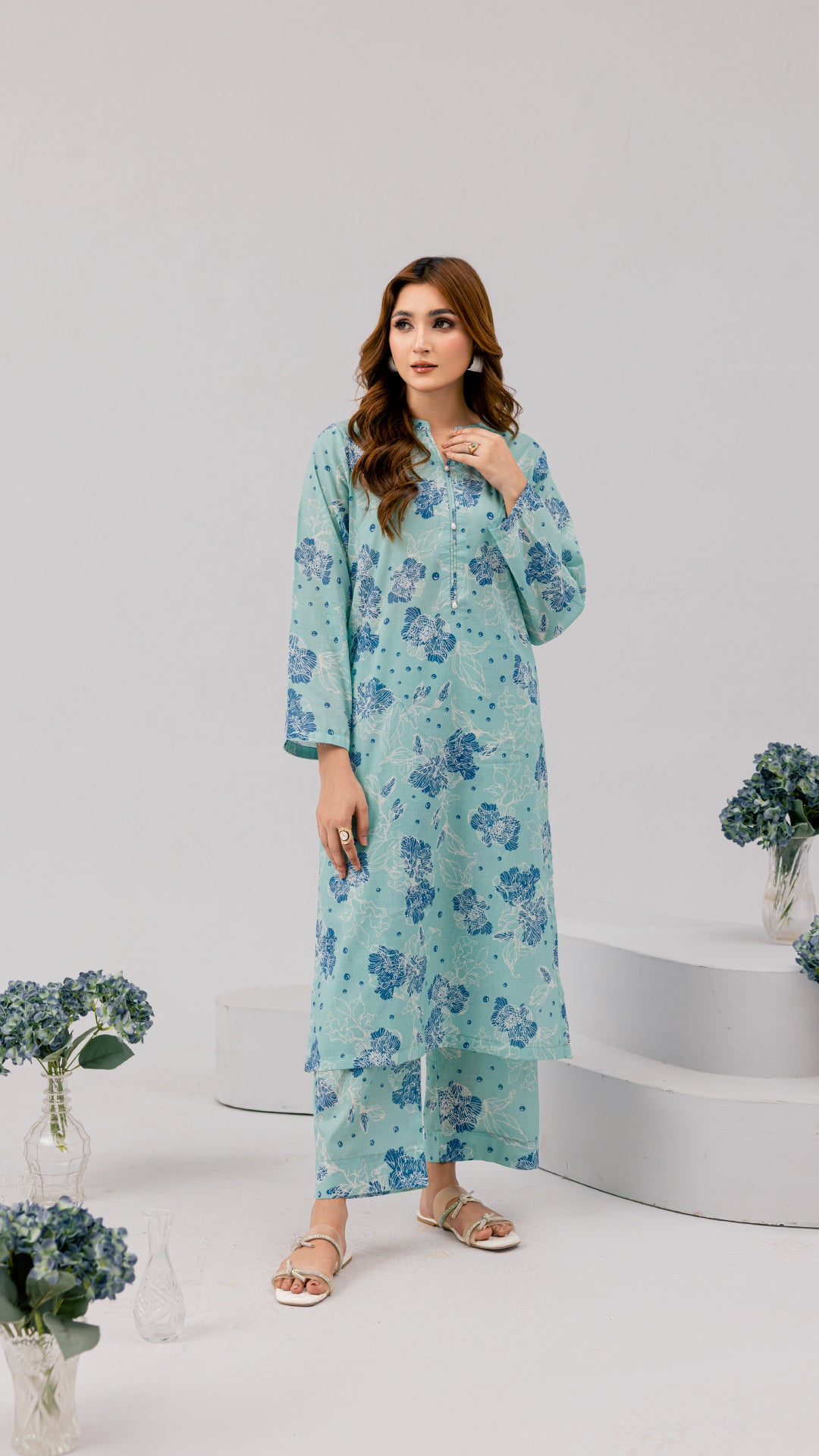 2 PIECE - Lawn SUIT PCV2-41