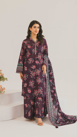 Khaddar Printed Suit- CLV3-05