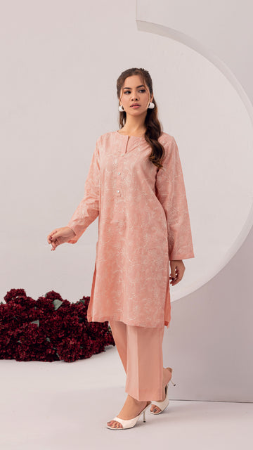 EMBROIDERED LAWN SHIRT PEV2-3