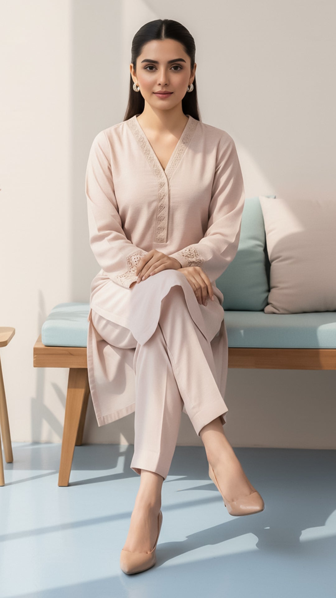 Solid Khaddar Shirt - RTW - PV10-04