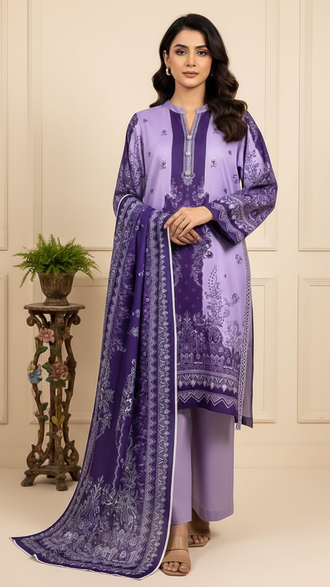 3-Piece Printed Viscose CL-V10-01