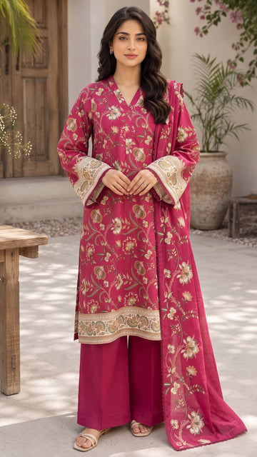 3 Piece-Printed Lawn-CLV14-05