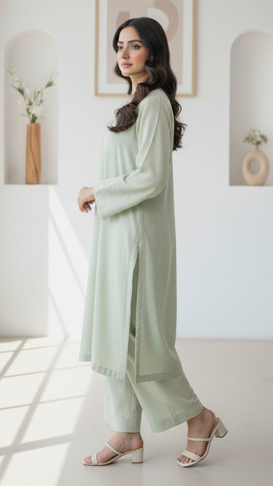 Solid Khaddar Shirt - RTW - PV10-11