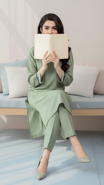 Solid Khaddar Shirt - RTW - PV10-10