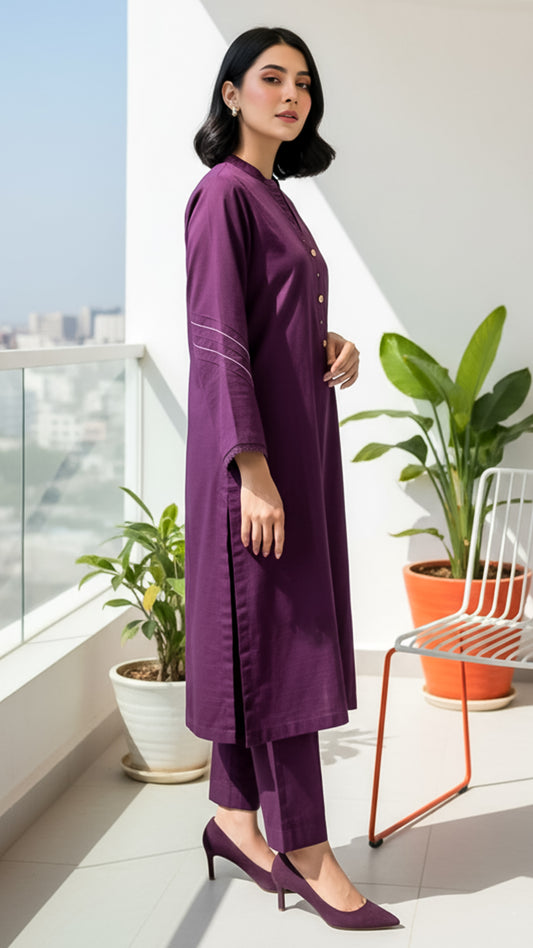 Solid Khaddar Shirt - RTW - PV10-07