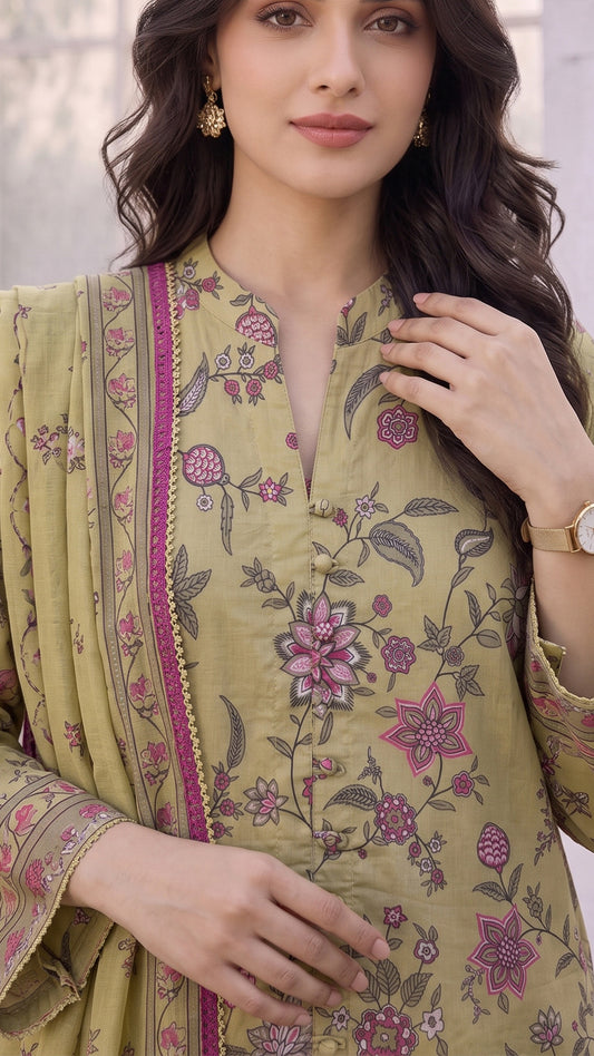 3 Piece-Printed Lawn-CLV15-07