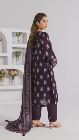 Khaddar Printed Suit- DYV3-07