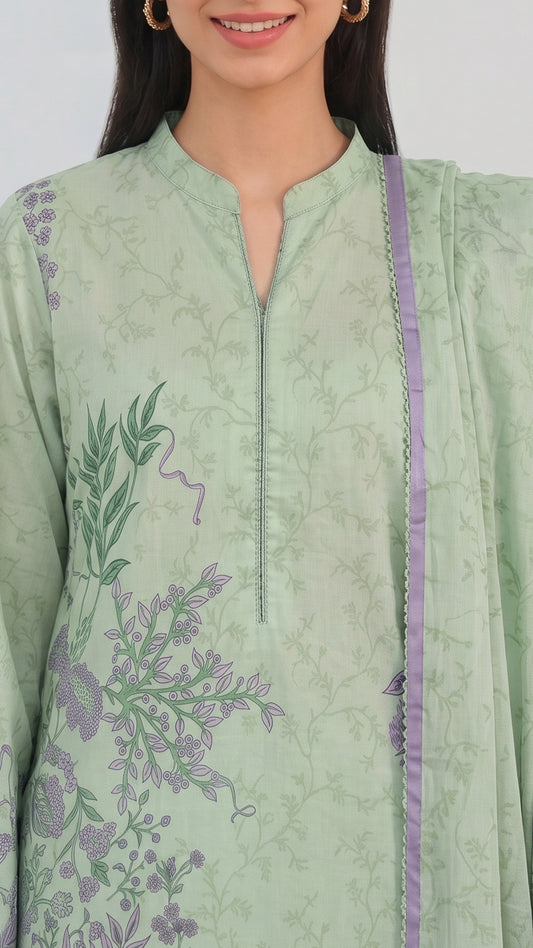 3 Piece-Printed Lawn-CLV14-07