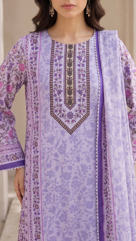 3 Piece-Printed Lawn-CLV14-06
