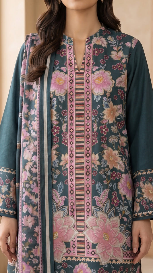 PRINTED ARABIC LINEN-CLV19-03