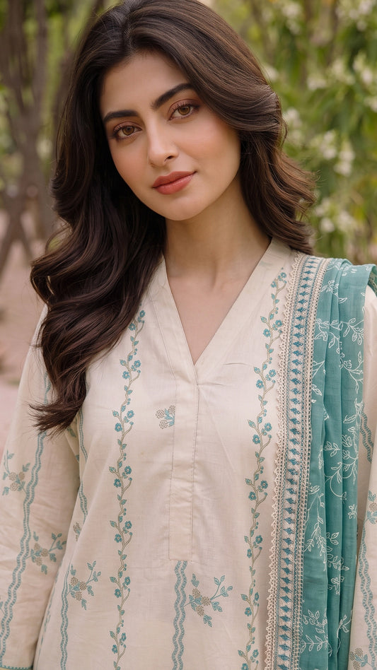 3 Piece-Printed Lawn-CLV15-03