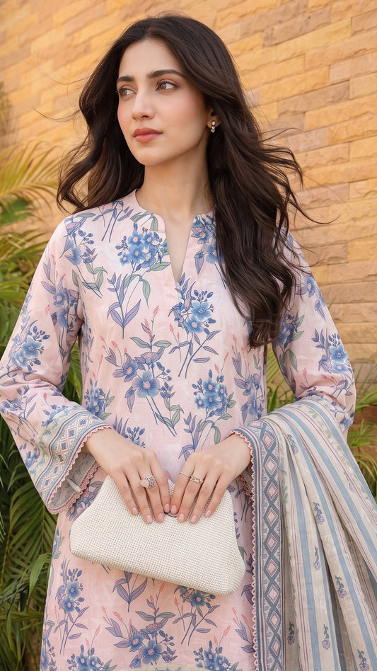 3 Piece-Printed Lawn-CLV15-04