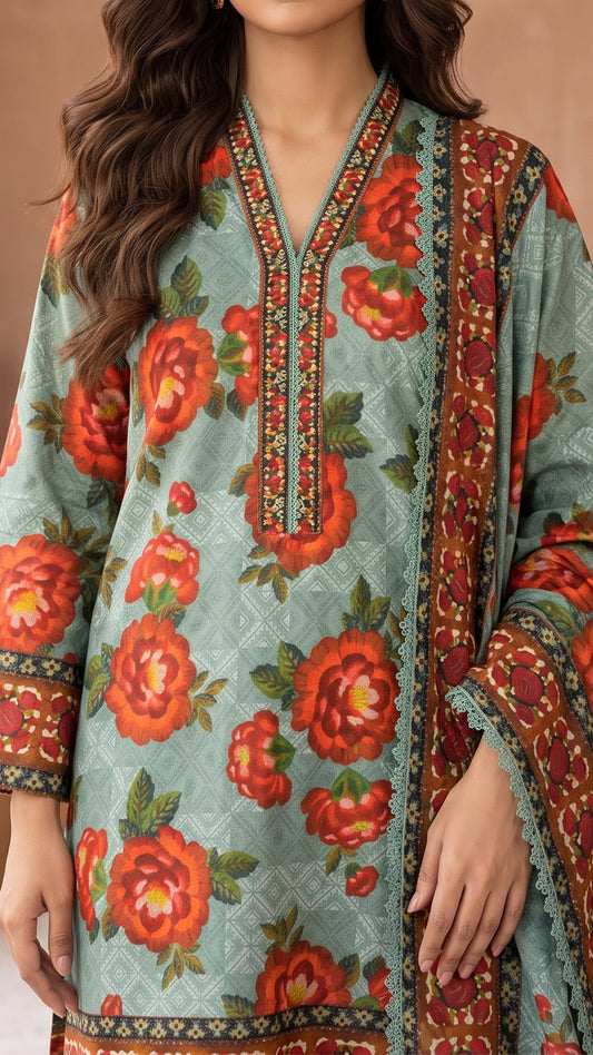 PRINTED ARABIC LINEN-CLV19-07