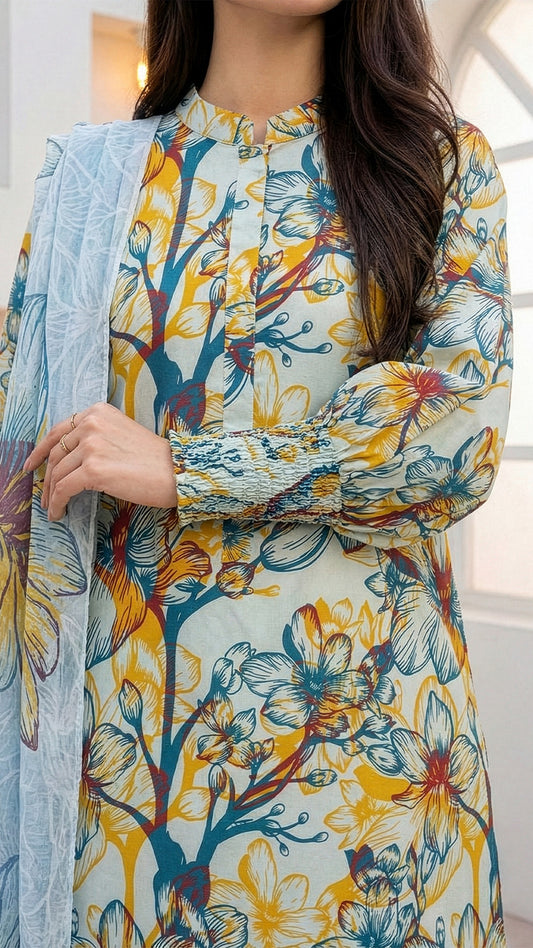 3 Piece | Floral Fest | DV-V12-07